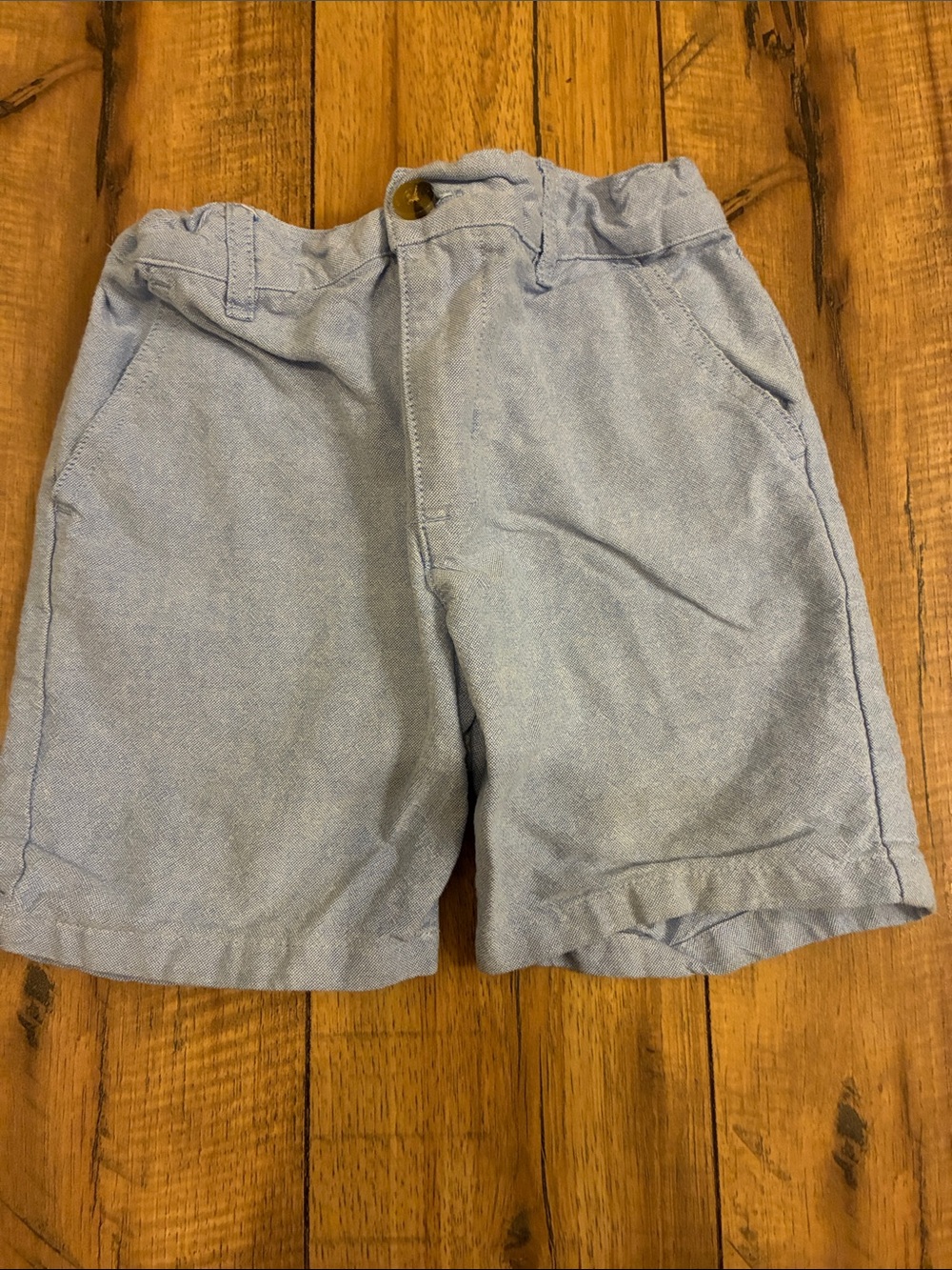 Janie and Jack Light Blue Toddler Shorts